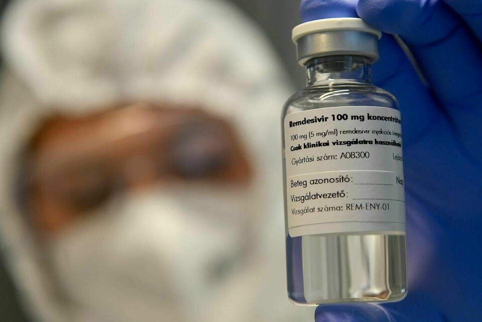 INGEN EFFEKT: Medisinen Remdesivir var et håp innen behandling av covid-19. Nå viser forskning at den ikke virker.