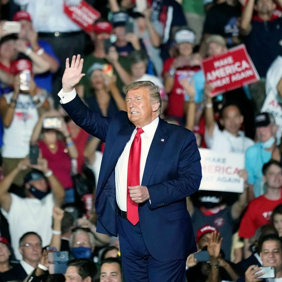 TILBAKE: Donald Trump er tilbake i valgkampen.