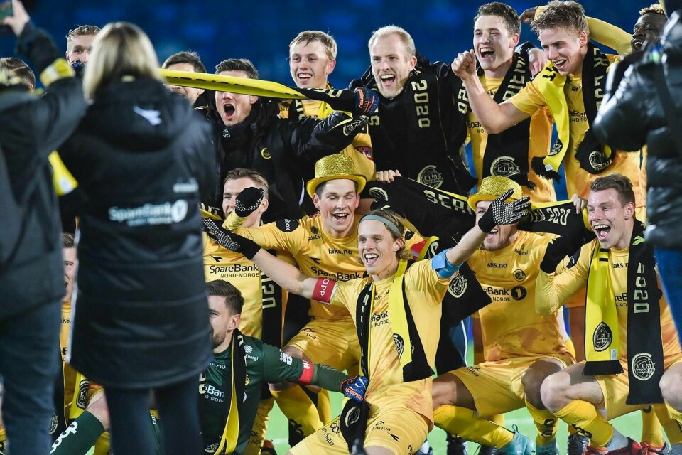 VANT: Laget Bodø/Glimt kunne juble over seier i Eliteserien i fotball. Hele Nord-Norger jubler med dem.