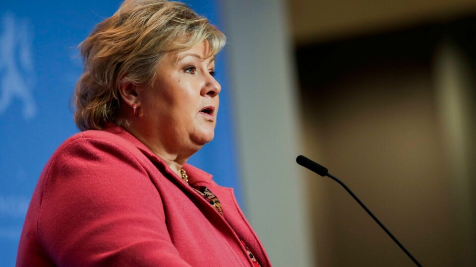 RÅD: Regjeringen kommer med råd om jula neste uke. Det sa statsminister Erna Solberg onsdag.