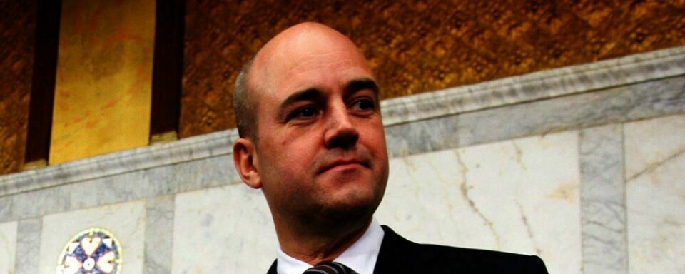 FLERTALL: Sveriges statsminister Fredrik Reinfeldt kan likevel få flertall. Stemmene telles på nytt. Han mangler bare noen få hundre stemmer.