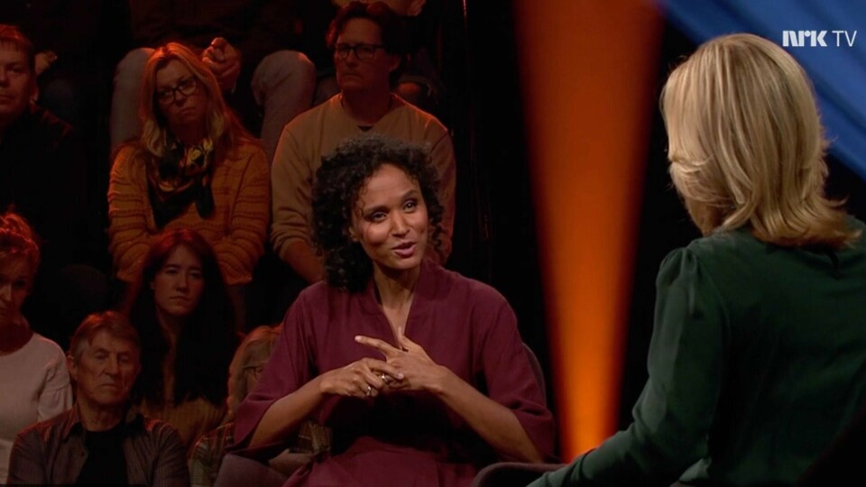 INTERVJU: Flere har vært kritiske til intervjuet med Haddy Njie på programmet «Lindmo» på NRK.