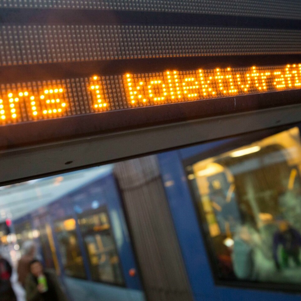 STREIK: Tog, T-bane, busser og trikker står stille i to timer torsdag. Foto: Ole Berg-Rusten / NTB scanpix