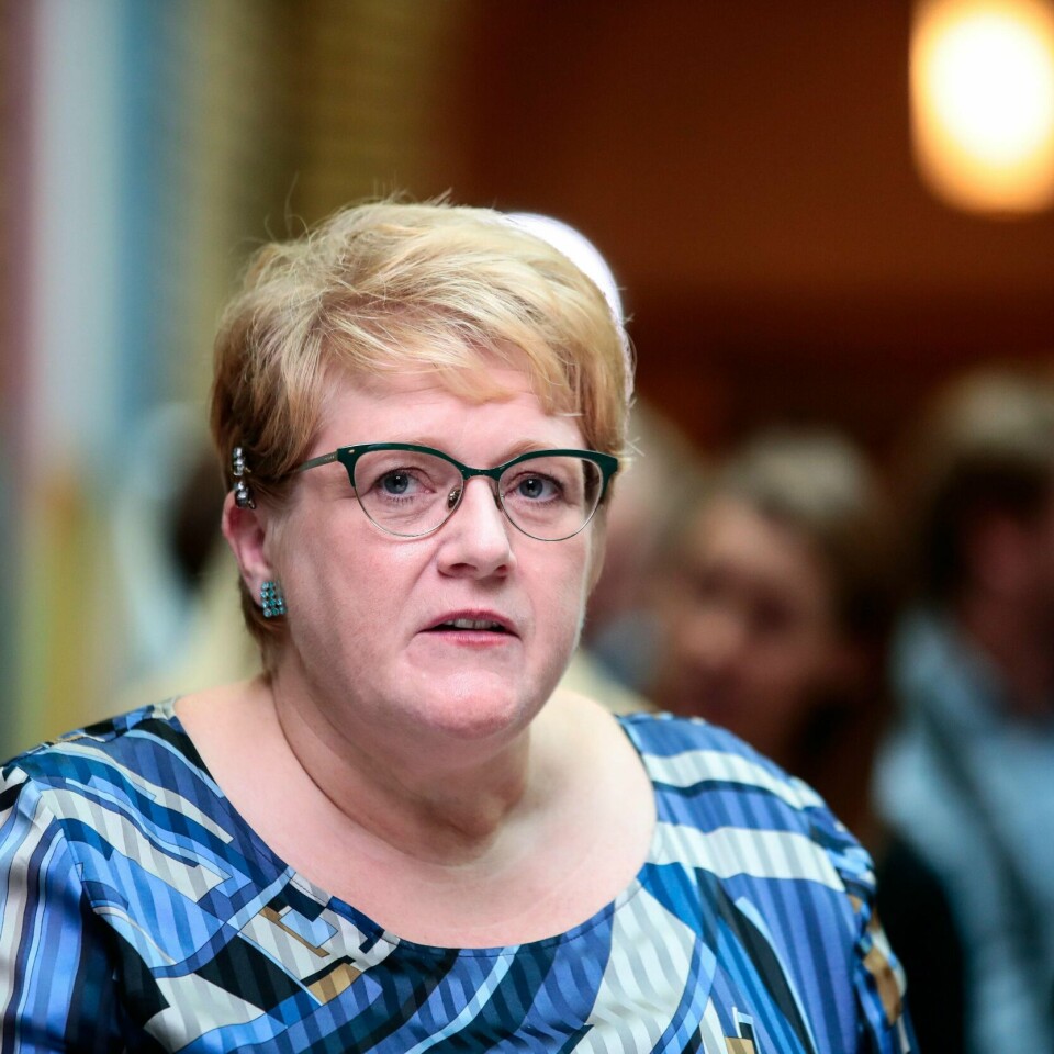 LEDER: Trine Skei Grande vil fortsette å lede partiet Venstre.