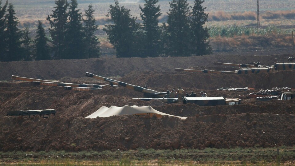 TYRKIA: Tyrkia vil jage bort kurdisk milits fra grensa mellom Tyrkia og Syria. Foto: Lefteris Pitarakis / AP Photo / NTB scanpix