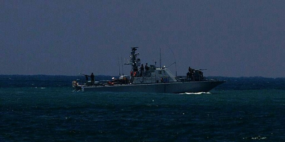 STOPPER:  Israelske militær-skip har stoppet en fransk båt på vei til Gaza. Båten Dignité al Karama var på vei med varer til palestinerne på Gazastripen i Midtøsten.