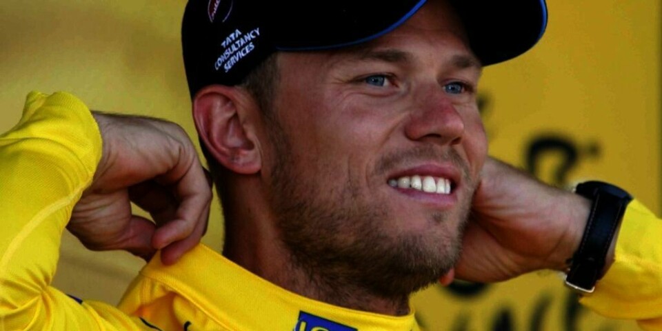 VANT:Thor Hushovd vant den gule trøya i Tour de France søndag.