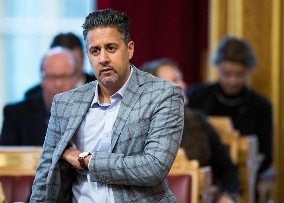 TRUET: Mohyeldeen Mohammad er tiltalt for å ha truet Abid Raja (bildet). Men Mohammad møte ikke opp da rettssaken skulle starte mandag.
