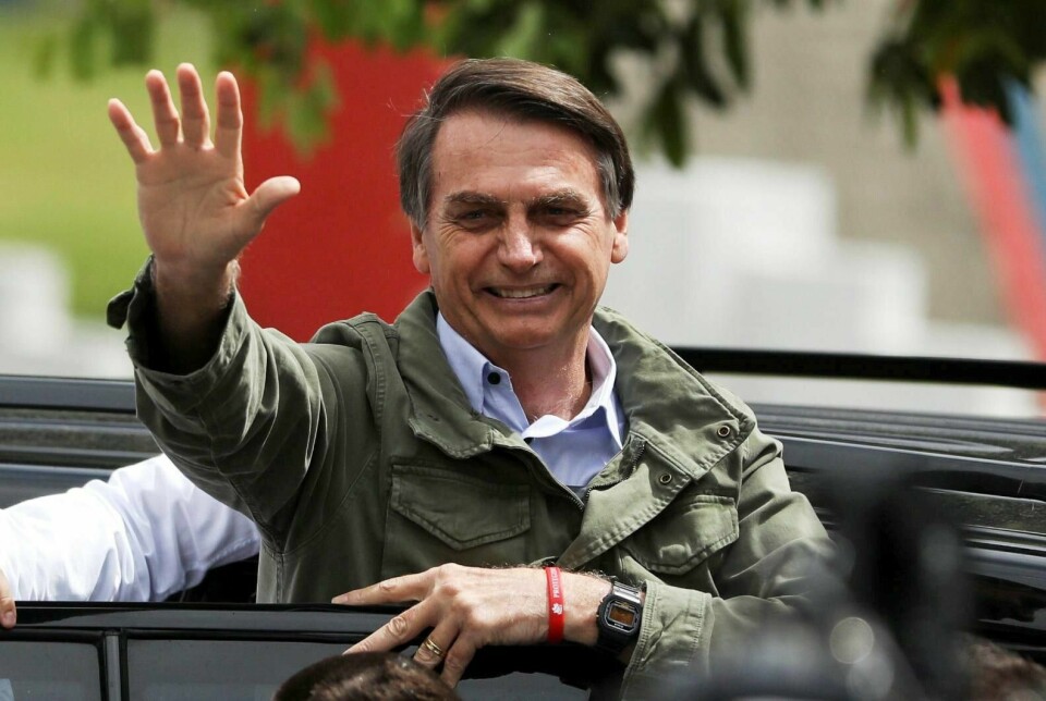 VINNER: Jair Bolsonaro blir ny president i Brasil.