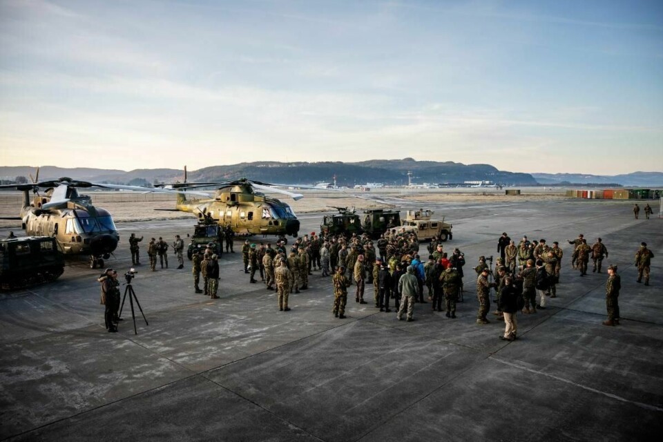 POSITIVE: Folk har blitt mer positive til NATO etter den militære-øvelsen «Trident Juncture».