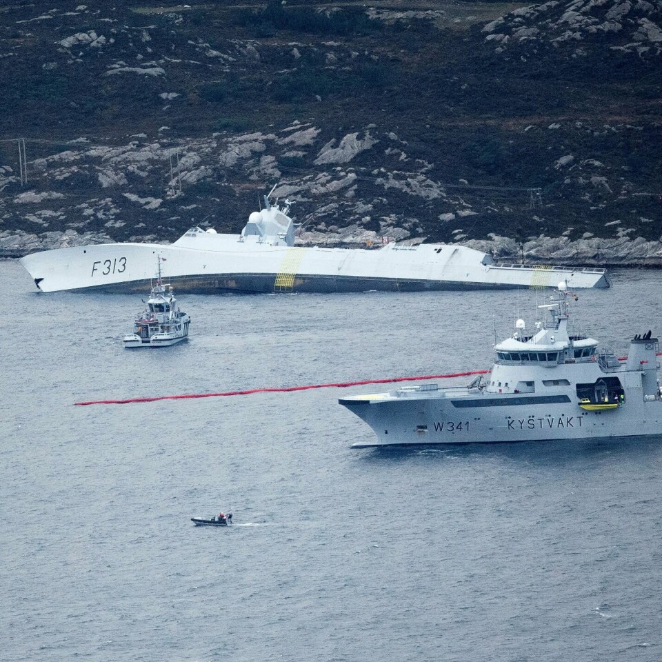 ADVARSLER: Et krigsskip skal ha fått flere advarsler før det kolliderte med et tankskip. Det melder flere kilder til nettavisa Aldrimer.