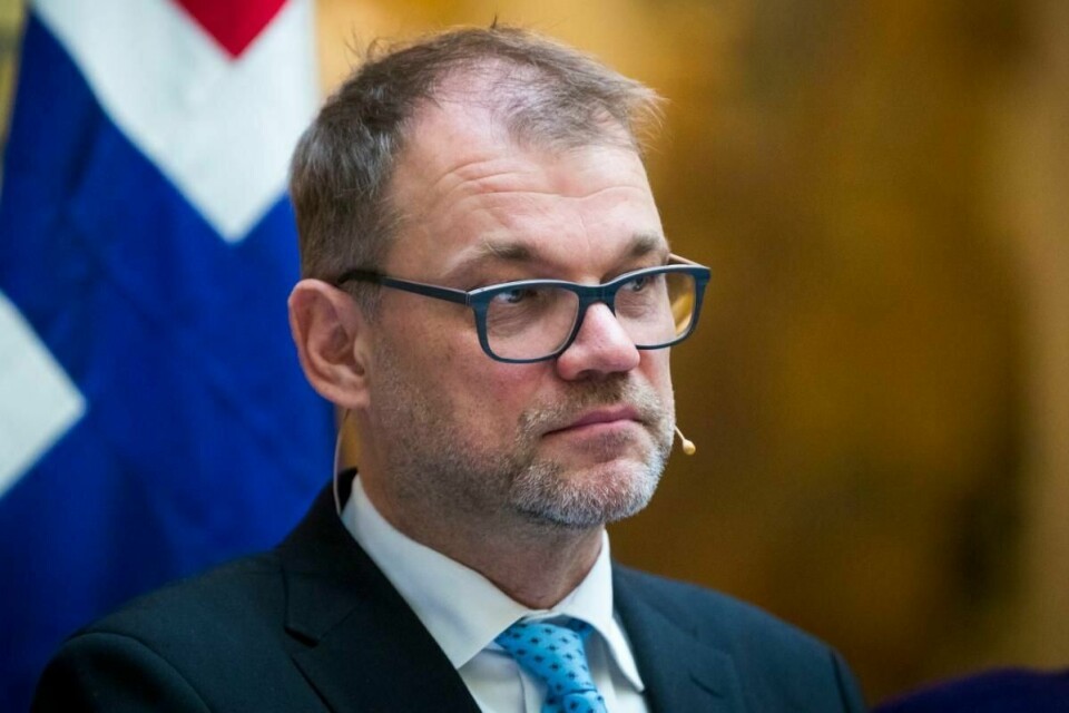 VÅPEN: Finlands statsminister Juha Sipilä vil ikke lenger selge våpen til Saudi-Arabia.