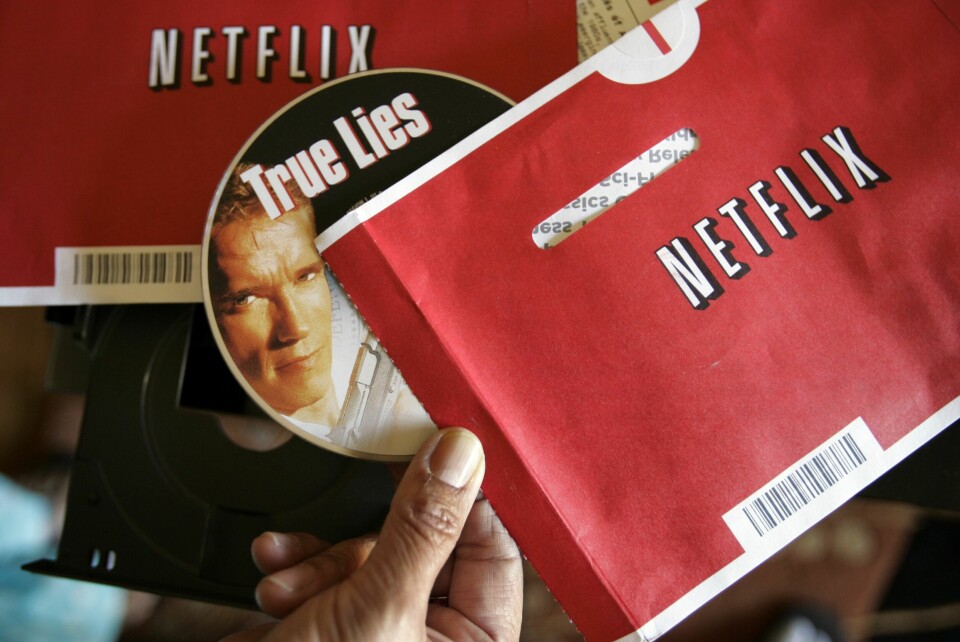 FILM: Netflix har sendt ut sin siste DVD. Etter 25 år i drift legger Netflix ned sin utlånstjenesten med DVD-er, som var med å etablere selskapet i underholdningsbransjen. Foto: Paul Saukma / AP / NTB