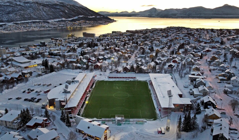 VÆR: Bildet er fra Tromsø. De varmeste temperaturene finner vi nordpå de kommende dagene. Vinter i Tromsø. De høyeste temperaturene finner man nordpå de kommende dagene. Foto: Rune Stoltz Bertinussen / NTB