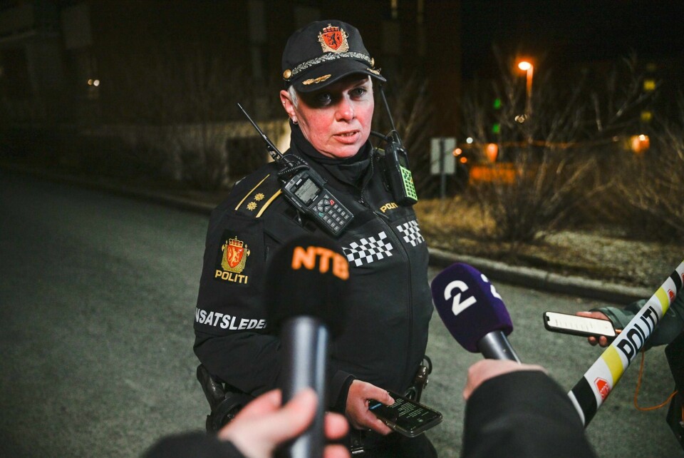 TRONDHEIM: Politiets innsatsleder Solveig Eide sier de etterforsker saken som et mulig drap. Politiets innsatsleder Solveig Eide sier de etterforsker saken som et mulig drap, Foto: Joakim Halvorsen / NTB