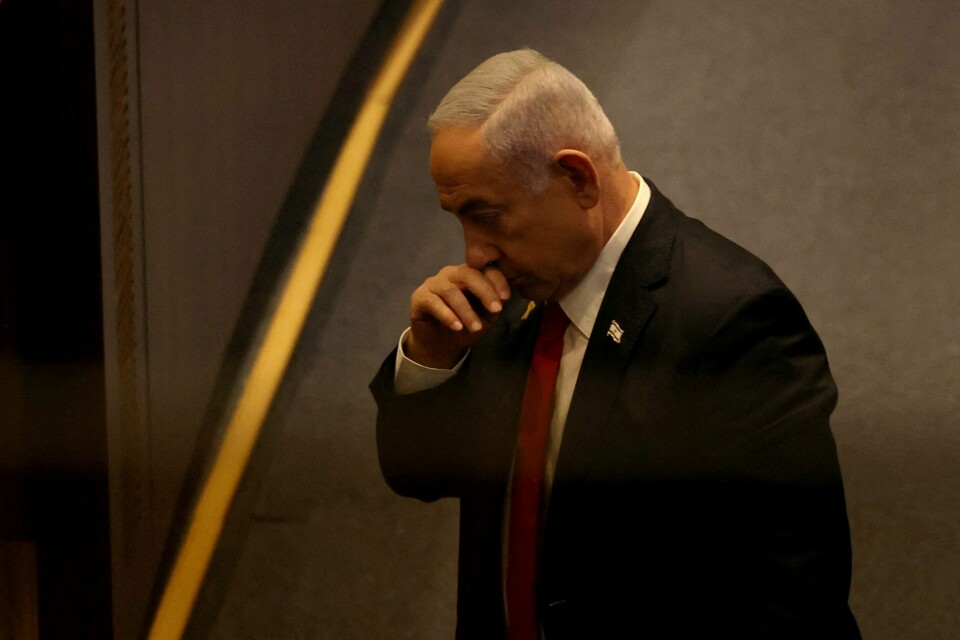 VIL ARRESTERE HAM: ICC vil ha Benjamin Netanyahu arrestert. Bildet viser Benjamin Netanyahu, som er statsminister i Israel. Foto: REUTERS/Ronen Zvulun/File Photo