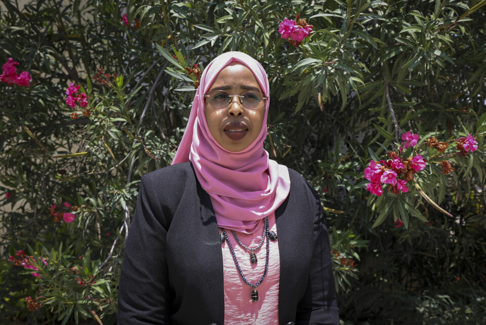 DREPT: Amina Mohamed Abdi ble drept i et angrep onsdag. Hun var en kjent somalisk politiker. Foto: AP / NTB Den somaliske politikeren Amina Mohamed Abdi, kjent som en profilert kritiker av landets regjering, ble drept i et selvmordsangrep byen Beledweyne onsdag. Foto: AP / NTB
