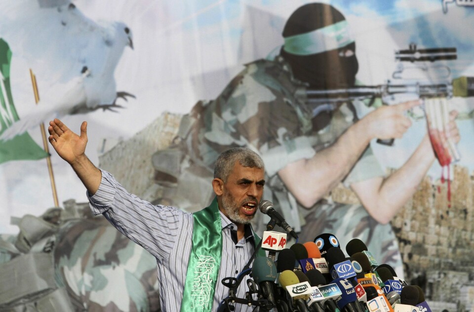 DØDE I KAMP: Hamas bekrefter at Yahya Sinwar døde i kamp. Bildet viser Yahya Sinwar. Foto: Hatem Moussa / AP / NTB