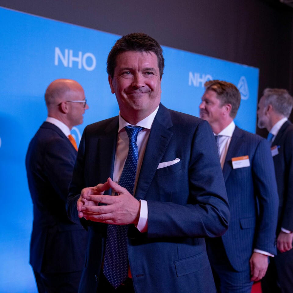KONSEKVENSER: Ole Robert Reitan på NHOs middag etter årskonferansen i Oslo Spektrum torsdag.Der snakket de om krigen i Ukraina og konsekvensene av den. Bildet er av Ole Robert Reitan på NHOs middag etter årskonferansen i Oslo Spektrum torsdag.Der snakket de om krigen i Ukraina og konsekvensene av den.