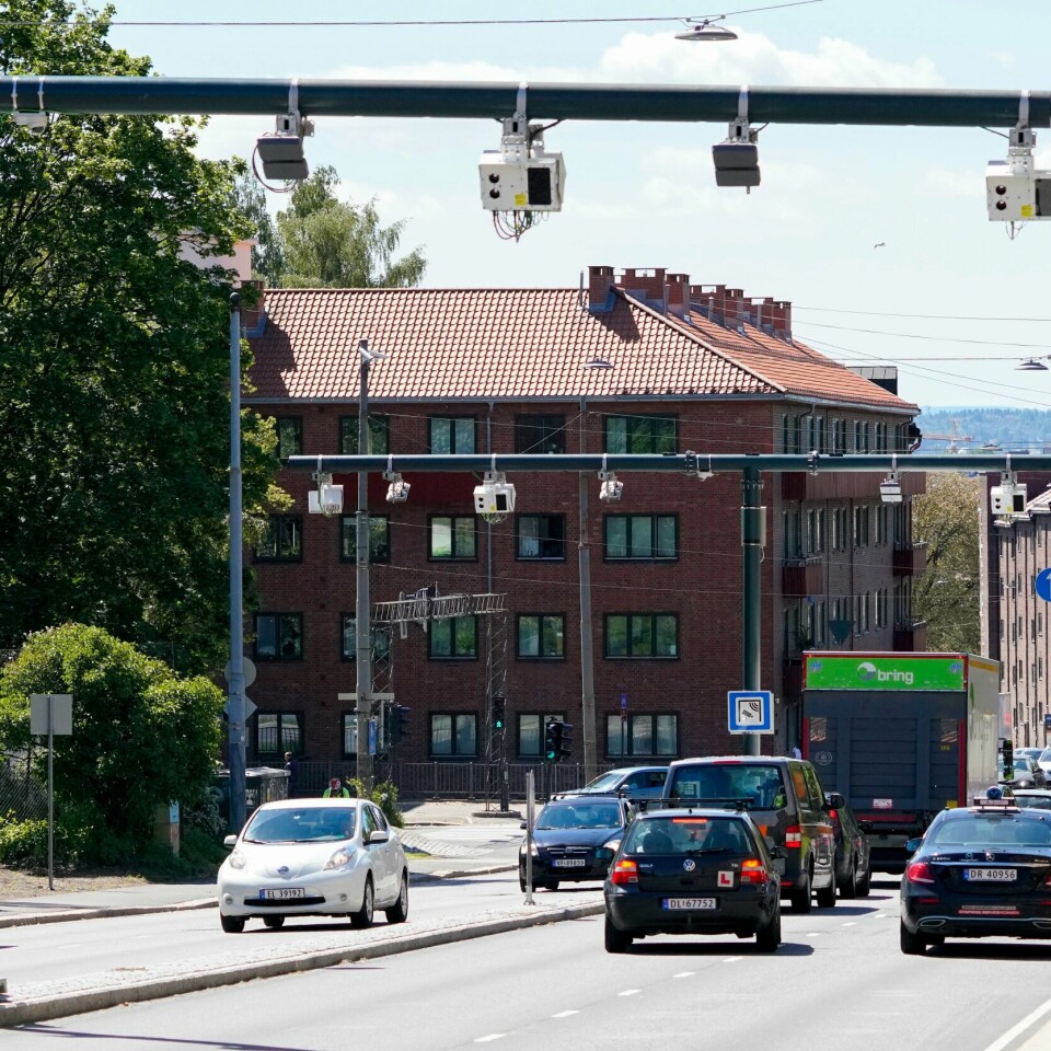 BOM: Rundt hovedtaden er det satt opp mange bommer, Pengene fra bomringen betaler for byggingen av andre ting for trafikk i og rundt Oslo. Foto: