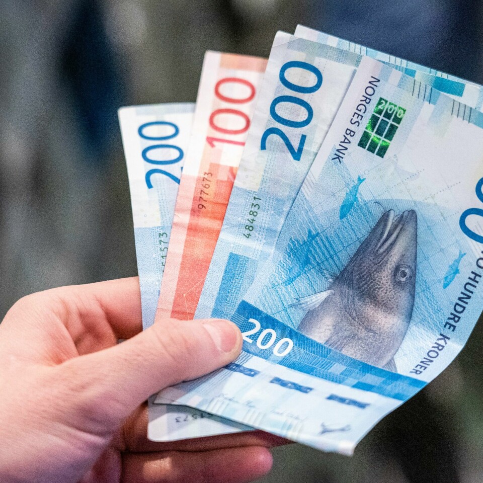 PRISVEKST: Prisen steg med 6,3 prosent i februar. Bildet viser pengesedler.