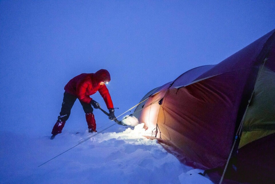 SYDPOLEN: Hedvig Hjertaker har gått på ski i 49 dager mot Sydpolen. Hedvig Hjertaker
