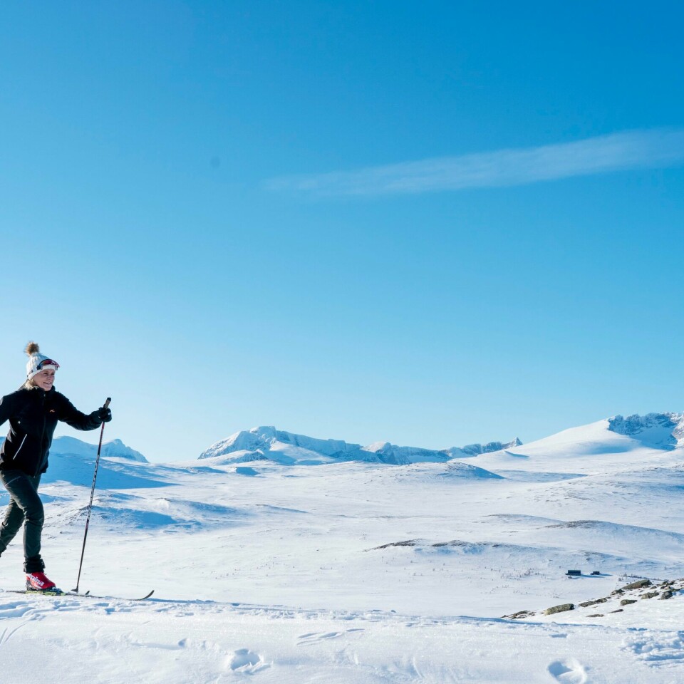PÅSKE: Palmehelga ser svært lovende ut for skiløpere som vil til fjells. Palmehelga ser svært lovende ut for skiløpere som vil til fjells. Foto: Gorm Kallestad / NTB