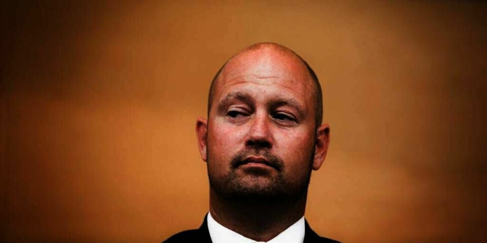 JUSTIS:Regjeringen vil sende fanger til Nederland. Der skal de sone dommen sin. Her er justisminister Anders Anundsen.