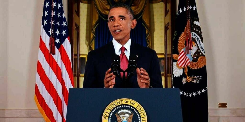 BOMBER:USA vil bombe Den islamske staten. Eksperter advarer mot dette. Her er USAs president Barack Obama.