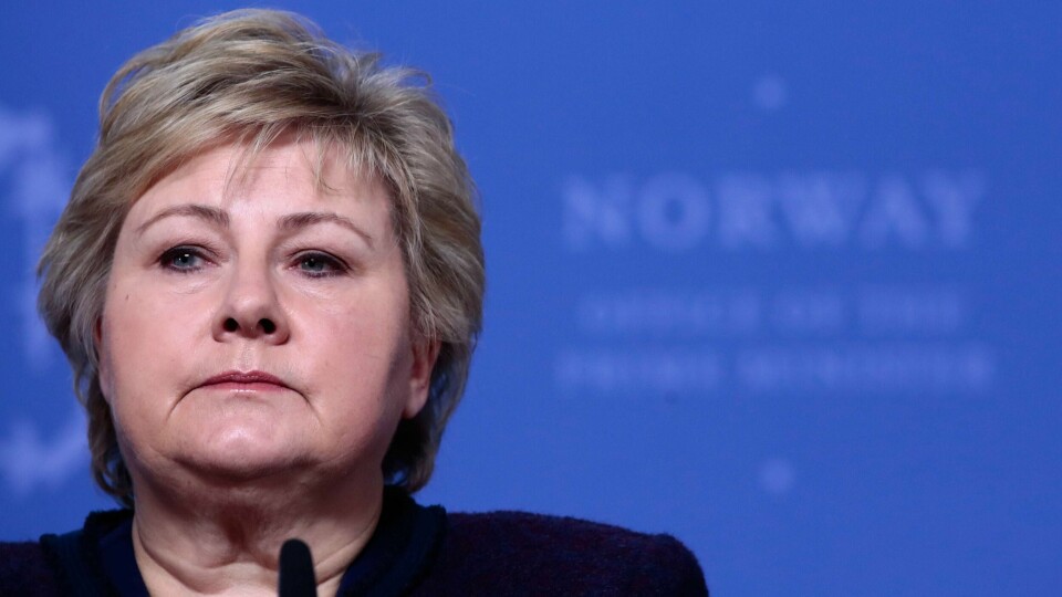 REGLER: Statsminister Erna Solberg fortalte om nye tiltak mot korona-viruset. Vi må følge nye regler.