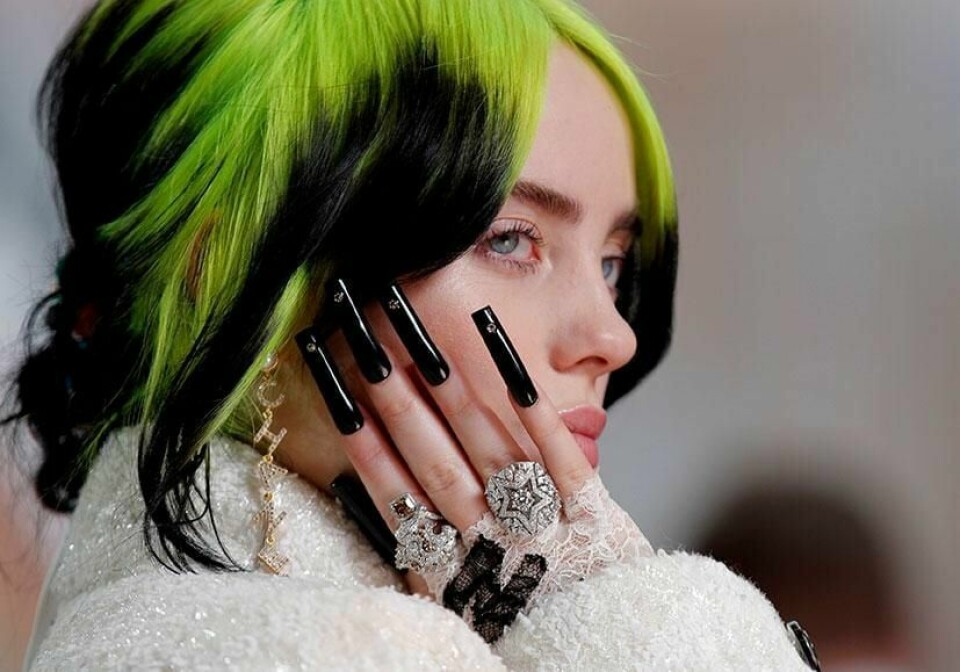 FAVORITT: Billie Eilish er den kvinnelige artisten vi har lyttet mest til de siste to månedene.
