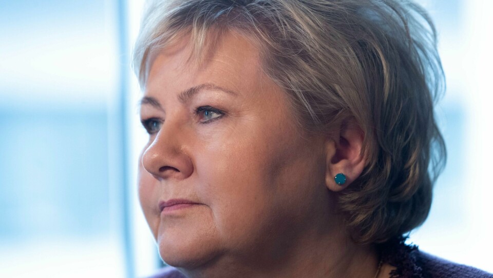 STATSMINISTER: Statsminister Erna Solberg trenger ny fiskeriminister.