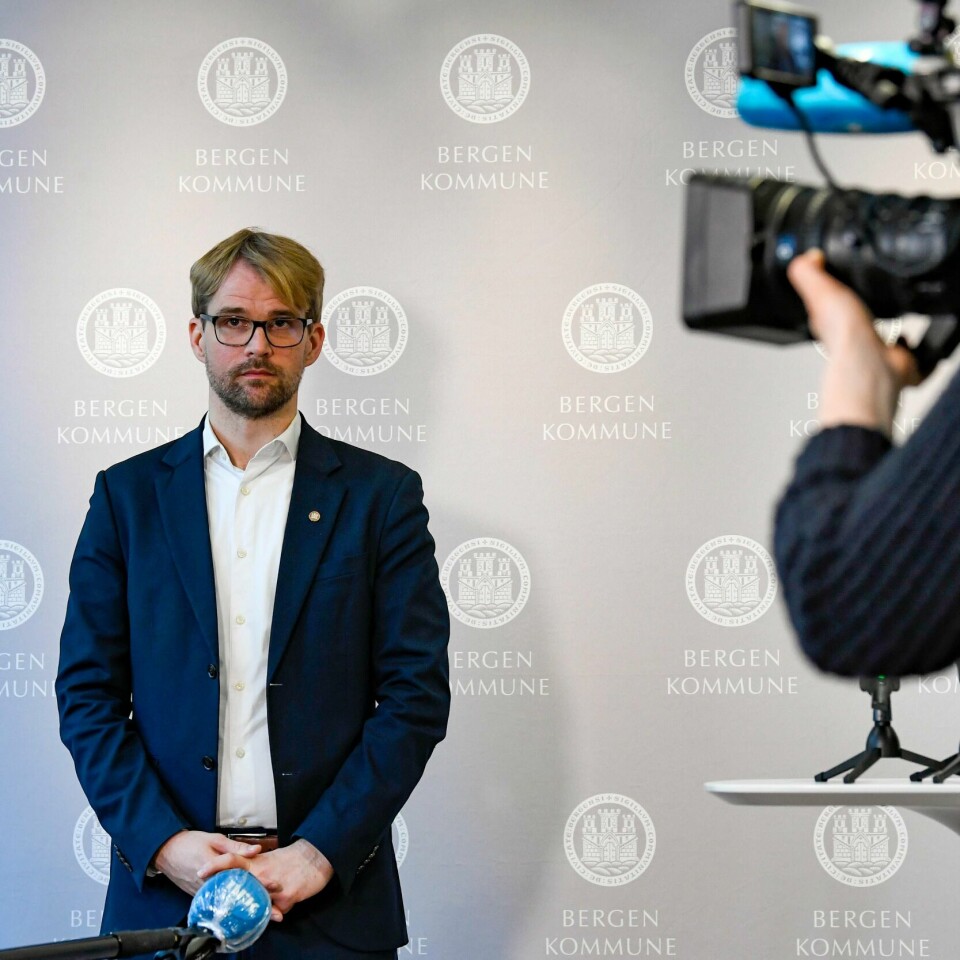 STRENGERE: Byrådsleder Roger Valhammer meldte om strengere regler i Bergen fremover.