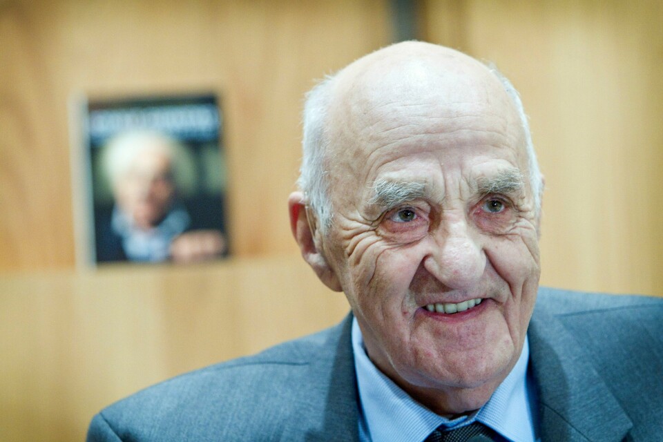 Joralf Gjerstad «Snåsamannen» er død, 95 år gammel. Bildet viser Joralf Gjerstad, som ble kalt «Snåsamannen». Han er død, 95 år gammel.Foto: Gorm Kallestad / NTB