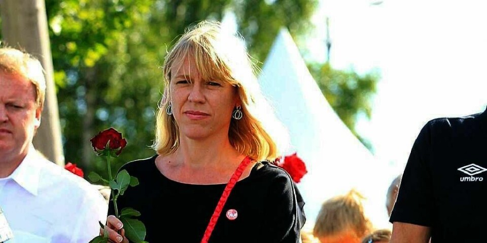 MINNESMERKER: Anniken Huitfeldt fortalte torsdag at det skal lages to minnesmerker. Det er etter terrorangrepet 22. juli.