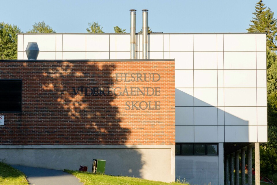 DEBATT: Læreren Simon Malkenes var med i en debatt om skole. Han jobber ved Ulsrud videregående skole i Oslo.