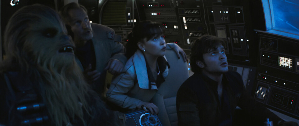 NY: Filmen «Solo: A Star Wars Story» har premiere i mai. Bildet viser en scene fra «Solo: A Star Wars Story».