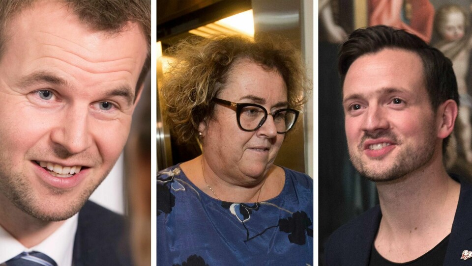 NYE: Disse tre blir nye statsråder, skriver mediene. Fra venstre er Kjell Ingolf Ropstad, Olaug Bollestad og Dag Inge Ulstein.