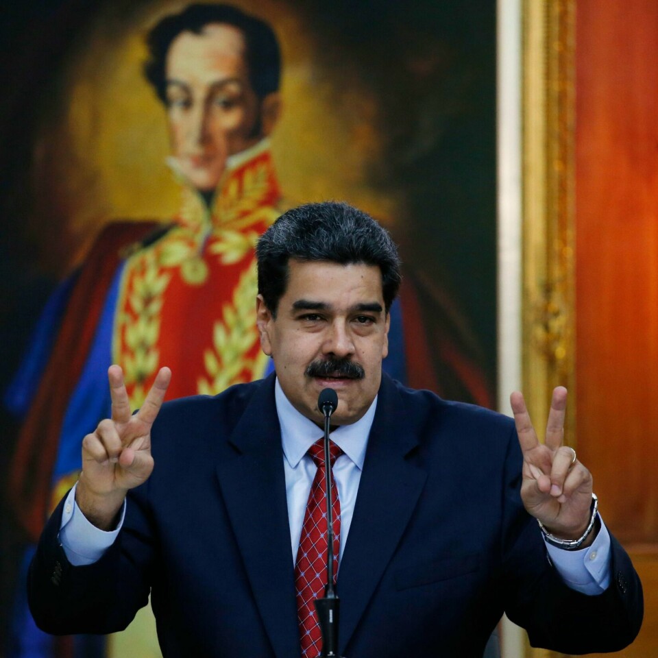 VALG: President Nicolás Maduro sier han er klar til å forhandle med opposisjonen i Venezuela. Han vil ha valg på ny nasjonalforsamling. Men ikke på president.