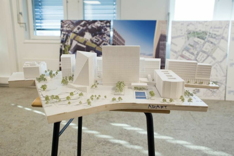 KVARTAL: Slik kommer det nye kvartaler til å se ut. Forslaget kalles «Adapt». KVARTAL: Slik kommer det nye kvartaler til å se ut. Forslaget kalles «Adapt».