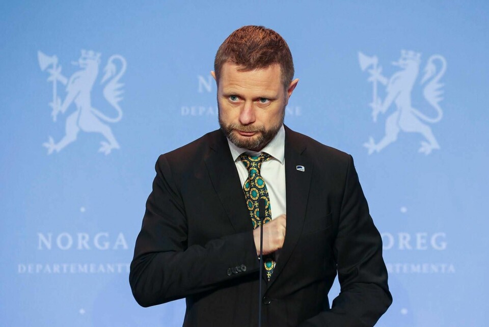 KORONA: Helse- og omsorgsminister Bent Høie er bekymret over den økte smitten i Norge.