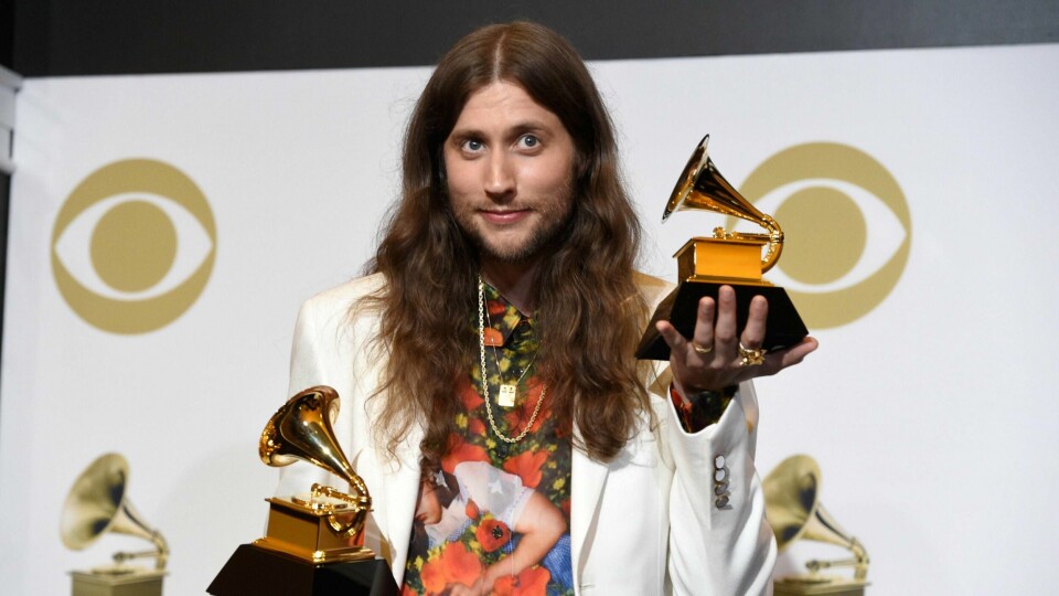 VINNER: Artisten Childish Gambino vant Grammy for beste låt. Svenske Ludwig Göransson (bildet) tok imot prisen.