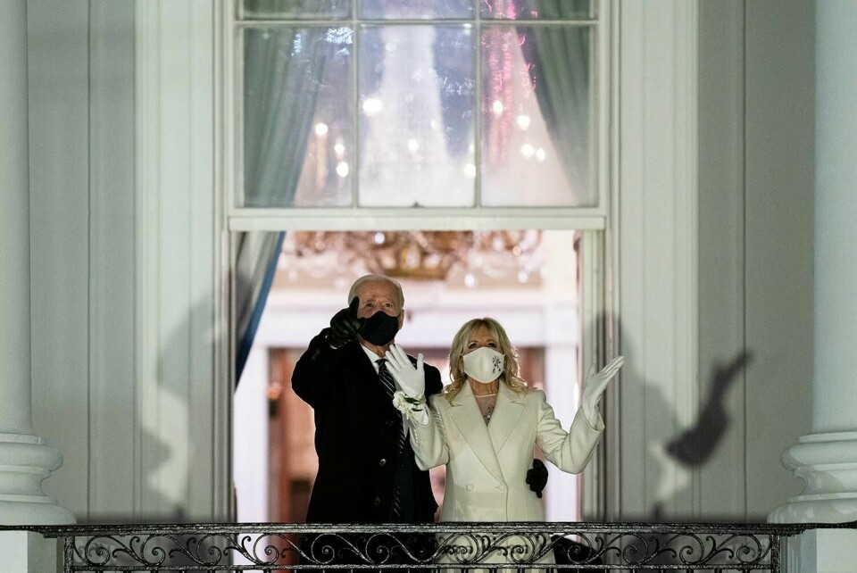 NY PRESIDENT: Joe Biden og kona Jill Biden er på plass i Det hvite hus. I fire år framover skal Joe Biden og hans folk styre USA.