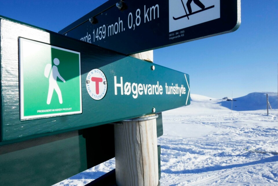 SAVNET: En mann er savnet øst for Høgevarde.