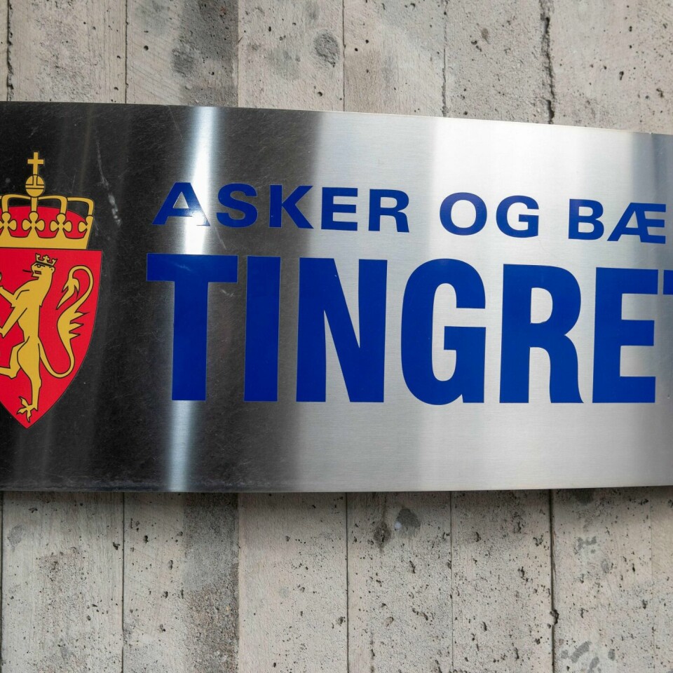 STARTER: Rettssaken mot to menn starter i Asker og Bærum tingrett. Det skjer 25. august.