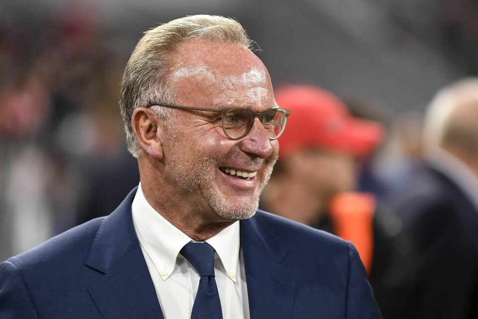 OPTIMIST: Karl-Heinz Rummenigge tror mange vil se på tysk fotball til helga. Han tror også at Tyskland vil få en høyere status som land også.