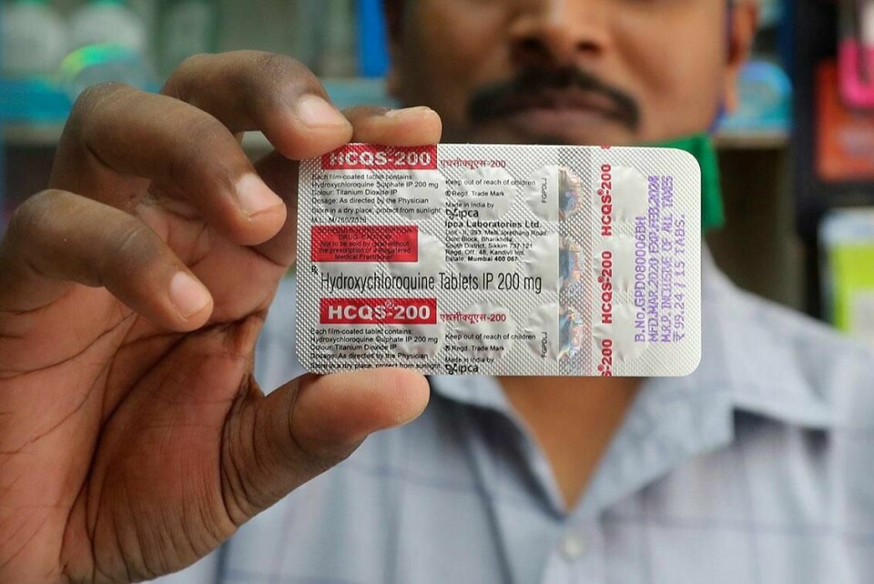 DROPPER: WHO slutter å prøve ut medisinen hydroksyklorokin mot korona-viruset.