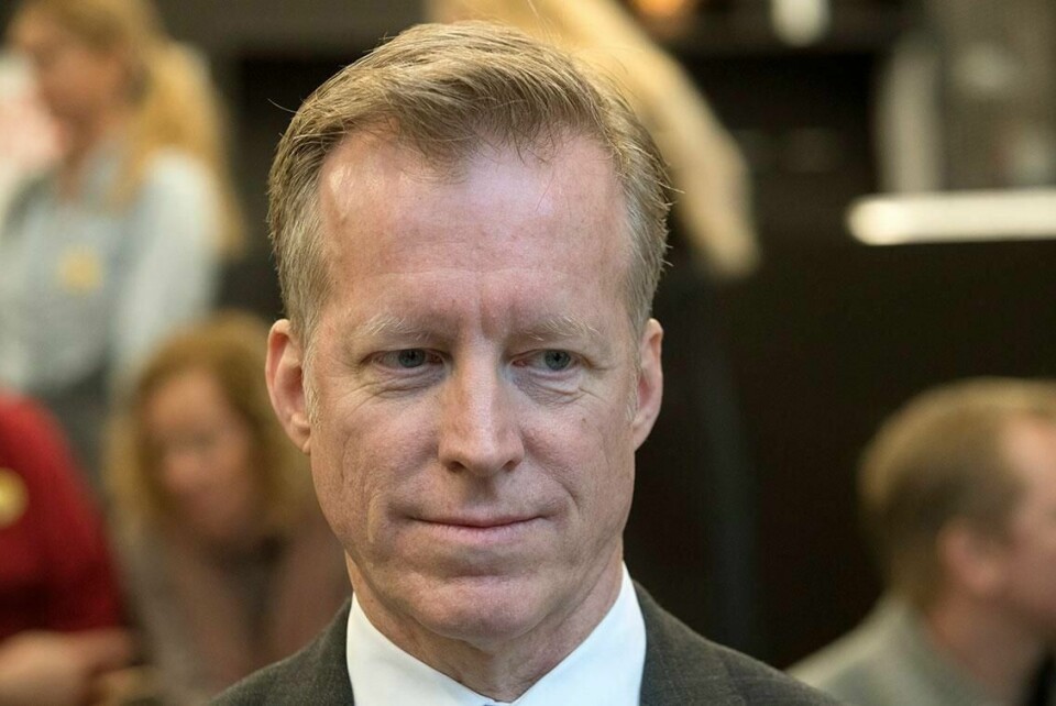 KARRIERE: Curt Rice er rektor ved Oslo Met. Han mener kvinnelige forskere bør få komme først tilbake på jobb. Det er etter at arbeidsplassene åpner igjen.