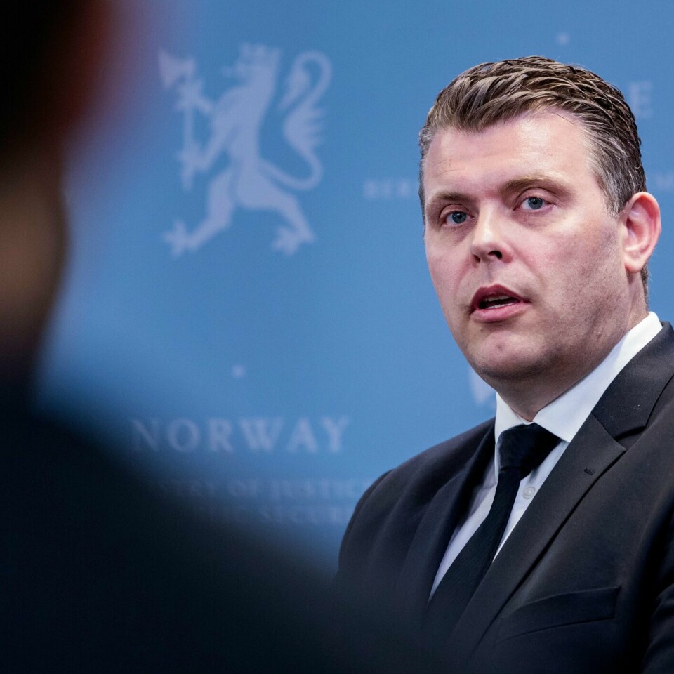 JUSTISMINISTER: Jøran Kallmyr er justisminister. En au pair jobbet ulovlig for familien hans, ifølge UDI.