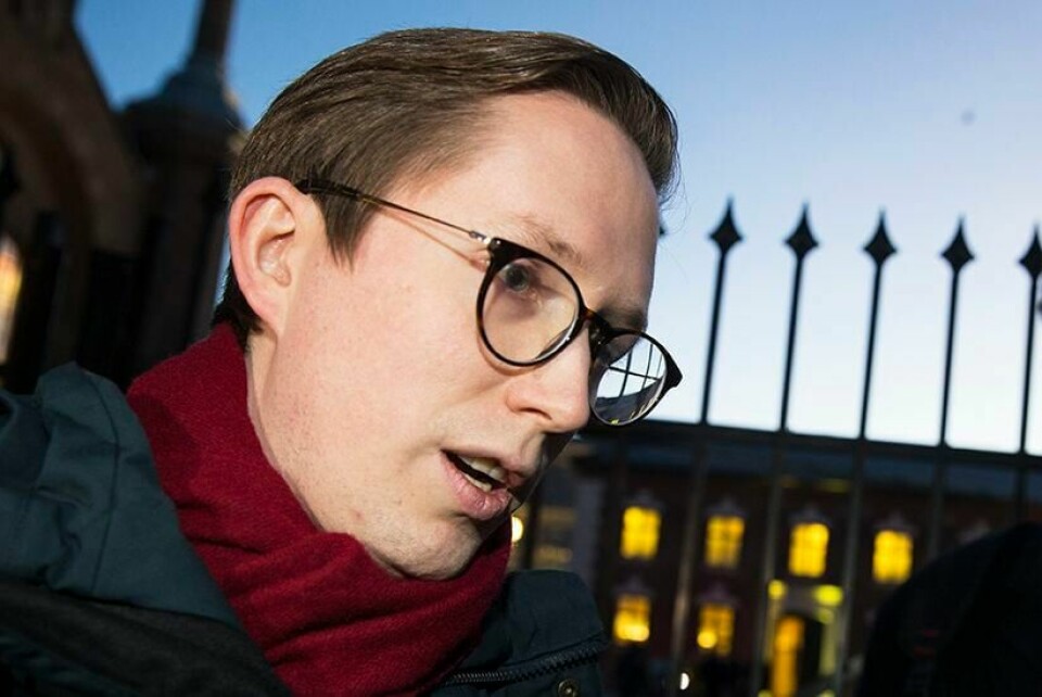 VARSEL: Kristian Tonning Riise er ikke lenger leder i Unge Høyre. Han sluttet da det kom varsler om oppførselen hans.